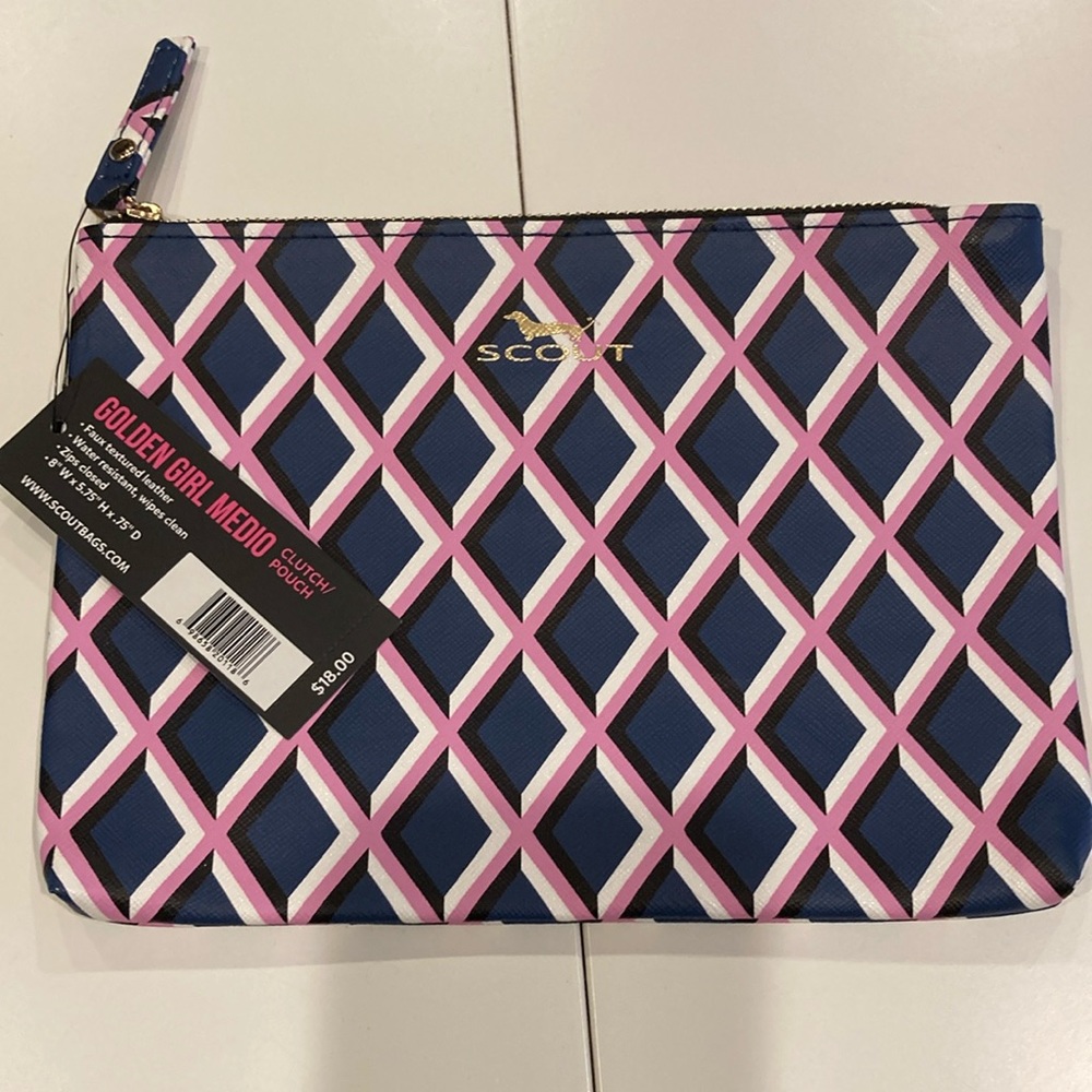 Retired Print Scout Clutch Pouch